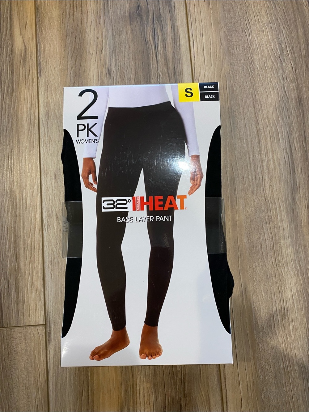 Women’s Black Base Layer Pant - 2 Pack (S)